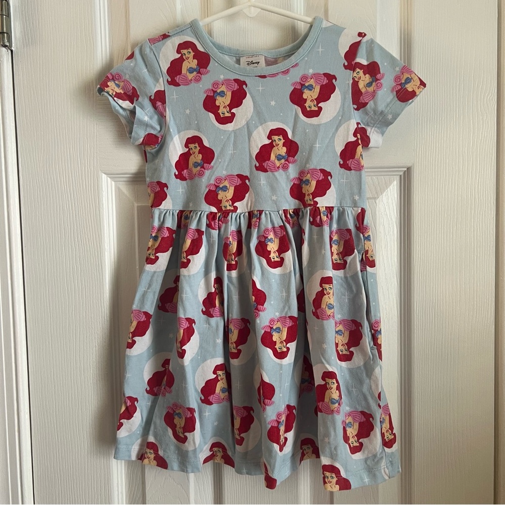 Hanna Andersson blue Princess Ariel dress size 5